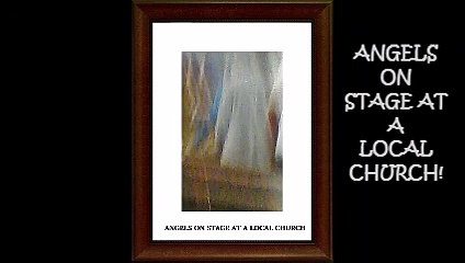 Angels on stage at a local Church