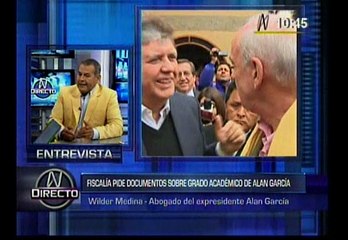 Alan García sí puede usar título de doctor, dice su abogado