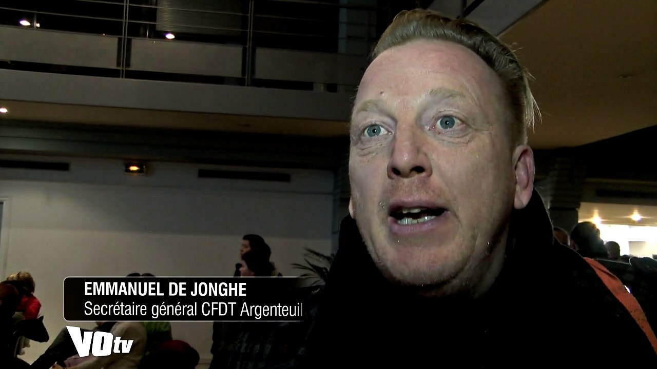 ITW Emmanuel de Jonghe - Grève syndicats Argenteuil