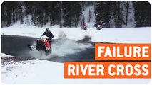 Snowmobile River Fail | Down By The River