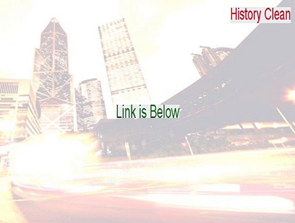 History Clean Keygen [Legit Download]