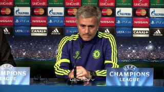 Mourinho Press Conference : PSG (A) UCL 14-15 HD