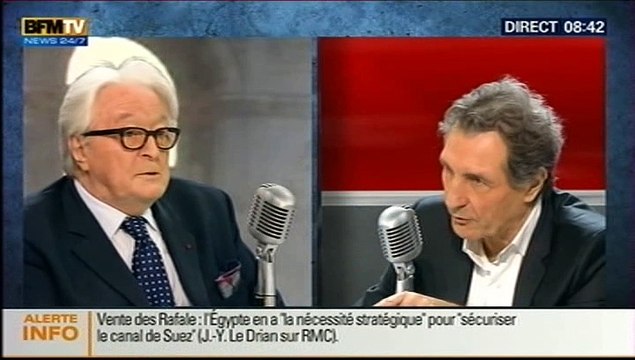 Haro des médias sur JJ Bourdin et Roland Dumas (1/5)