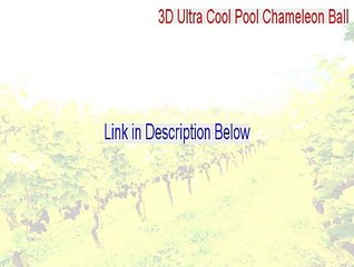 3D Ultra Cool Pool Chameleon Ball Full Download [Download Now 2015]