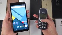 Nexus 6 vs. Nokia 3310 - Which Is Faster (4K)