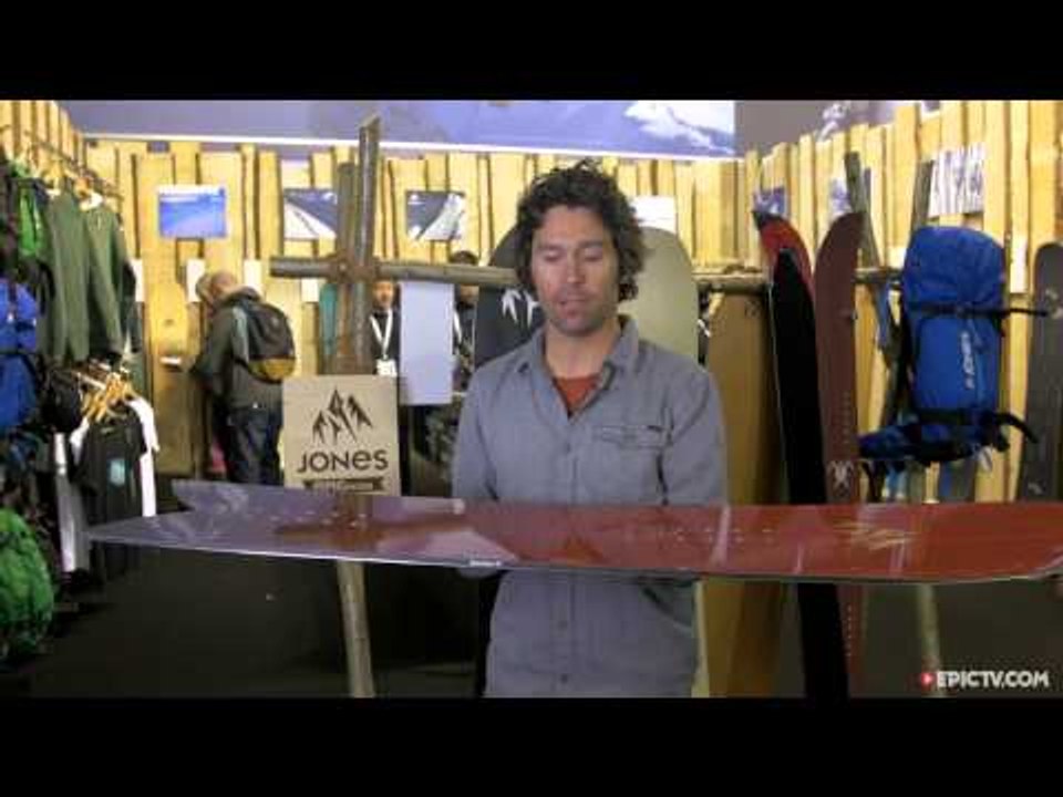 Jeremy Jones Shows Off His Funky New Powder Surfboard - ISPO 2015 | Epic TV Gear Geek