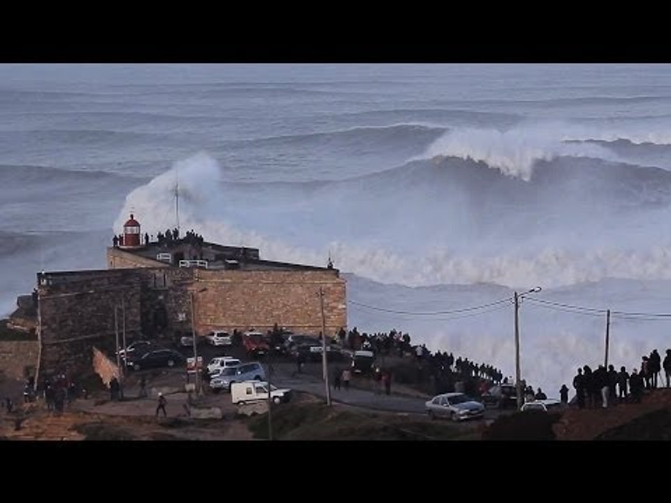 Andrew Cotton and Garrett McNamara Hunt for XXL Big Wave at Nazaré | Behind the Lines, Teaser
