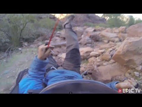 Boulder-Filled BASE Landing in New Gorge Exit | Sketchy Andy's Slacklife, Ep. 10