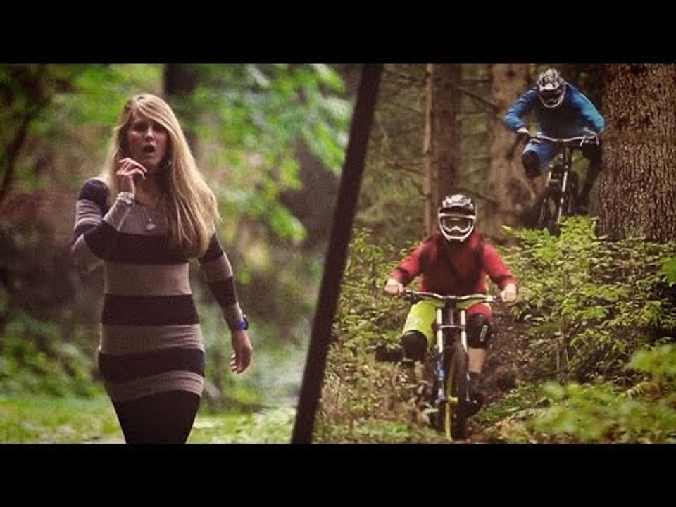 Downhill Mountain Biker Runs Over Hot Chick's Puppy | Ze Trail, Ep. 2