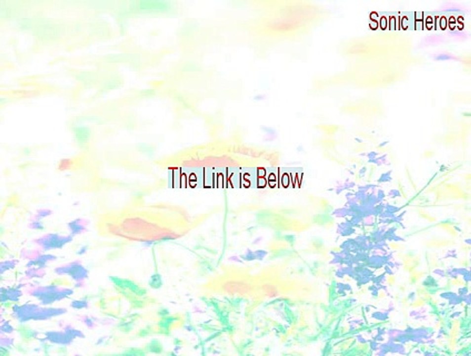 Sonic Heroes Keygen - sonic heroes lyrics 2015