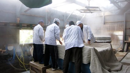 How to make Japanese Sake - Horei and Kojisanpu (Cooling and adding seed malt)