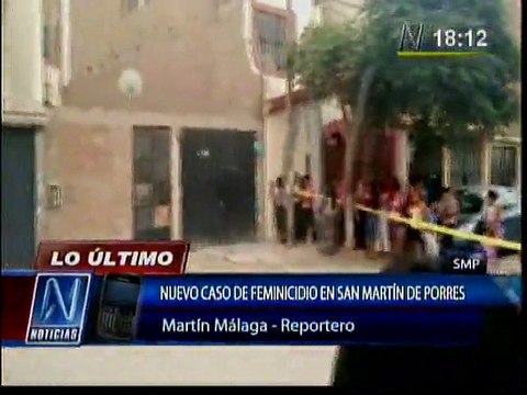 San Martín de Porres: Sujeto asesinó a su ex pareja delante de su hijo