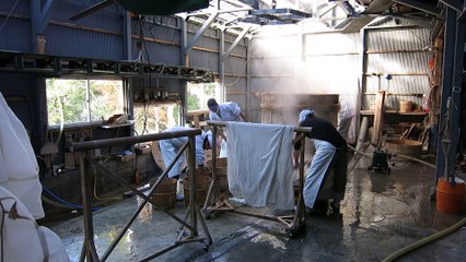 How to make Japanese Sake - Cleaning