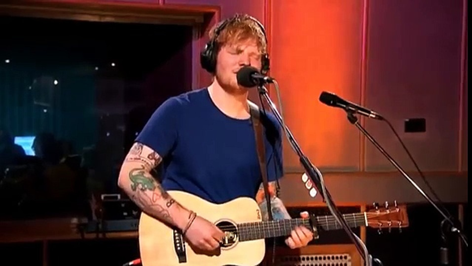 Ed Sheeran I See Fire Live c Radio 1 Video Dailymotion