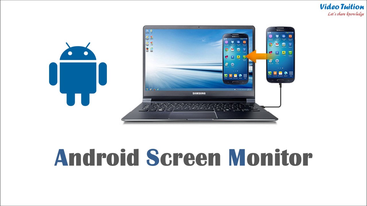 Android Screen Monitor – Mirroring/Projecting Android Mobile Screen On Computer (Free Tool)