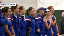 KU Tennis downs ranked Houston // KU Tennis // 2.14.15