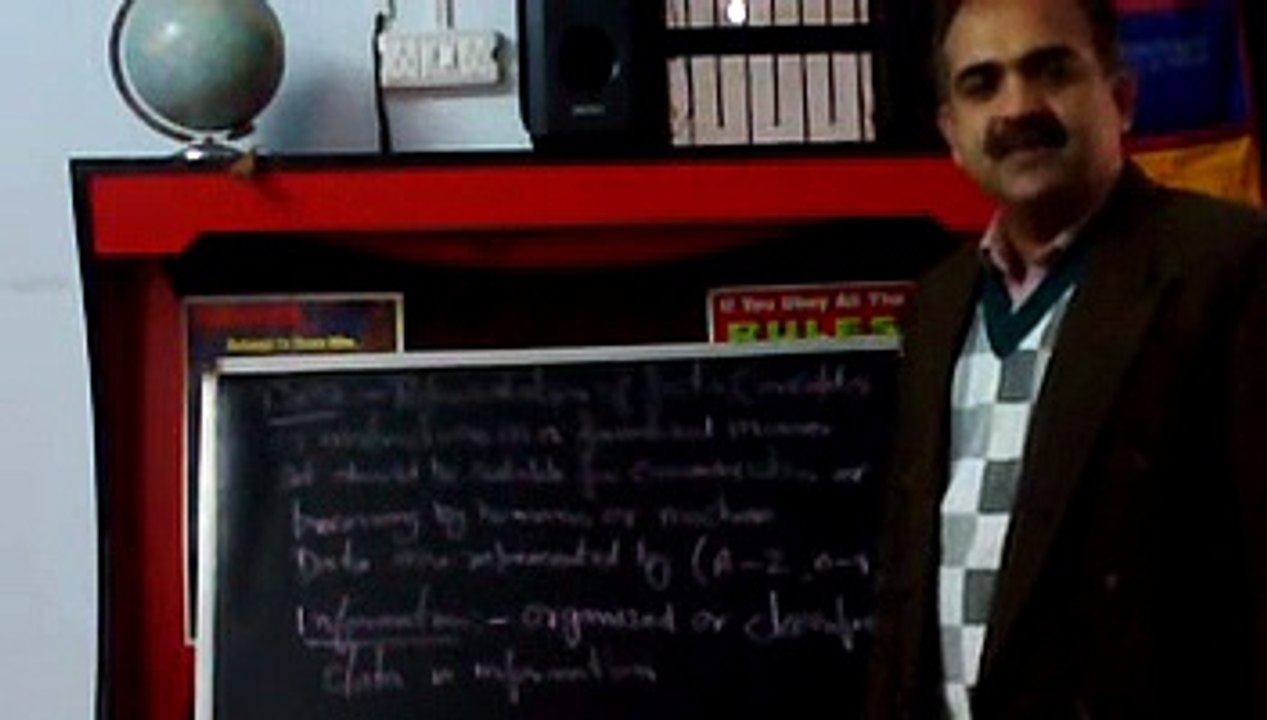 data and information