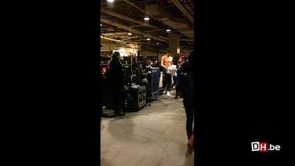 Strip-tease de Pau Gasol en coulisses all star