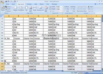Ms Excel 2007  Printing Training in Urdu Lecture No 16 of 18