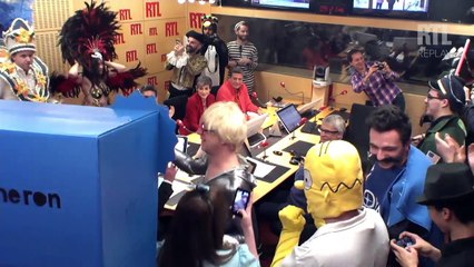 Mardi Gras : "Fun Radio" fête le carnaval dans les studios de "RTL"