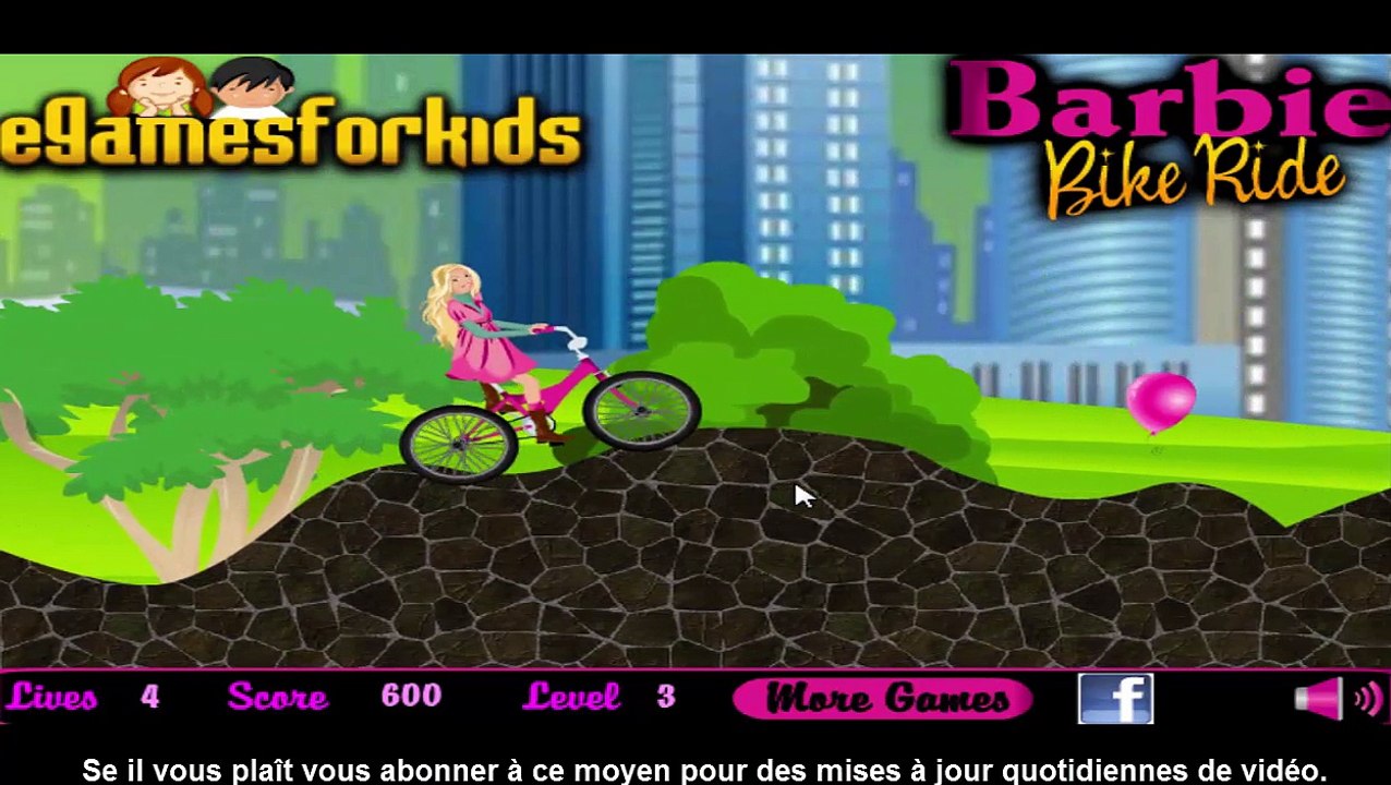 لعبة باربي-باربي ركوب لها لعبة مغامرة الدراجة-ألعاب على الإنترنت مجاناً