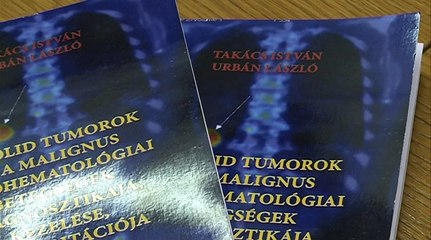 dr. Takács István könyve mely a daganatos betegek kezelésében nyújt segítséget
