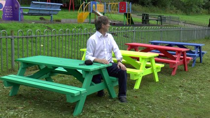 Recycled Plastic Picnic Table by Kedel - Derwent Junior Range
