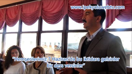“Hemşerilerimiz 7 Haziran’da bu iktidara gelsinler bir ders versinler”