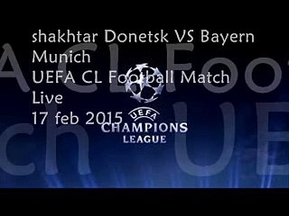 live Football Shakhtar vs Bayern Munich