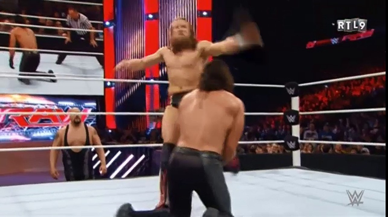 RTL9 RAW DANIEL BRYAN VS SETH ROLLINS