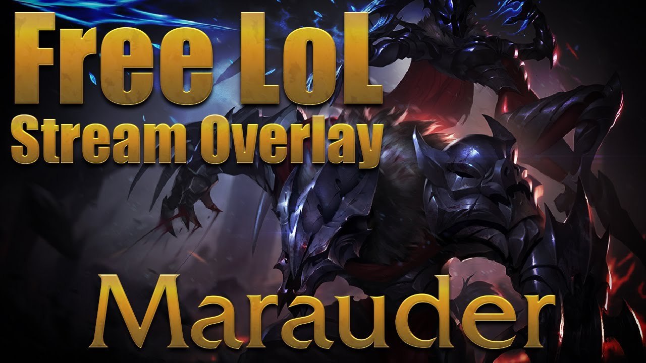 Free LoL Marauder Overlay....