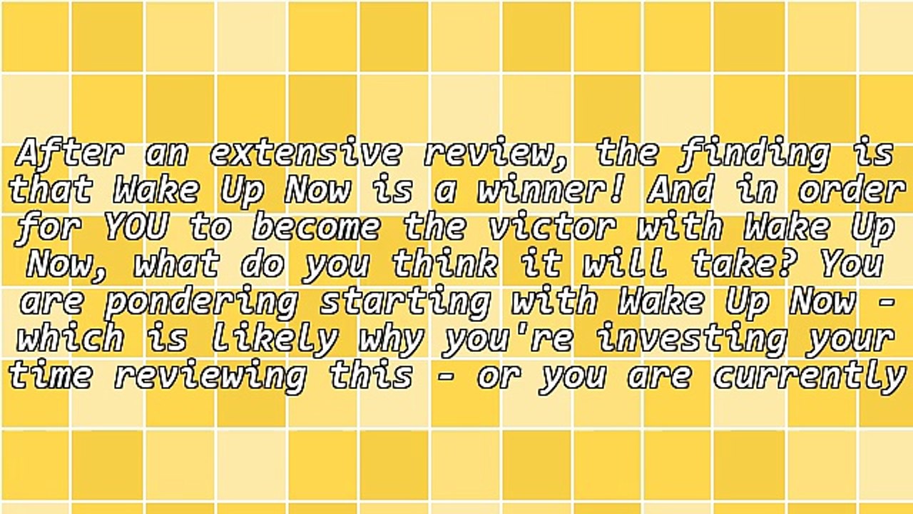 Wake Up Now - Making Money The SMART Way