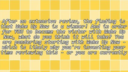 Wake Up Now - Making Money The SMART Way