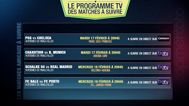 PSG-Chelsea, Schalke-Real Madrid... Le programme TV des matches de Ligue des Champions à ne pas rater !