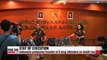 Indonesia delays transfer of death row inmates