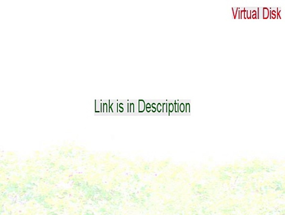 Virtual Disk Crack [Download Here]