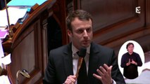 Sous la bronca de l'Assemblée, Emmanuel Macron en colère contre les frondeurs