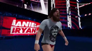 WWE 2K15 Fast Lane 2015 Daniel Bryan vs Roman Reigns Epic Match Highlights!