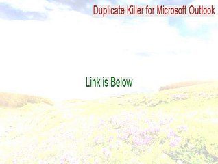 Duplicate Killer for Microsoft Outlook Download (Download Now)