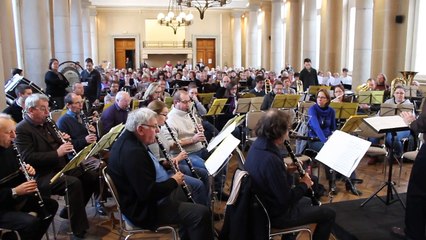 Répétition pour le "Carmina Burana" à la cathédrale de Cambrai