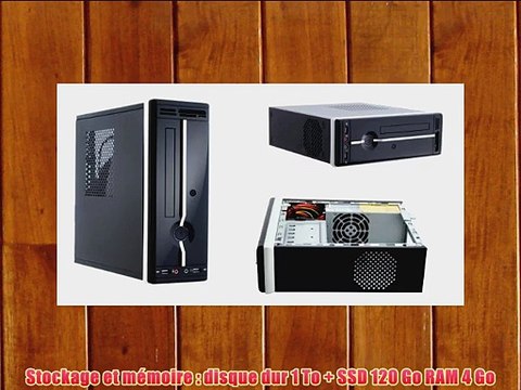 Sedatech Mini-PC Evolution Unit? Centrale AMD A4-5300 2x3.4Ghz Radeon HD7480D 4Go RAM 1000Go