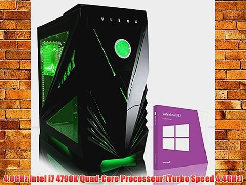 VIBOX Fortis 14 - Bureau Famille Gamer Gaming PC Multim?dia Desktop PC USB3.0 Ordinateur de
