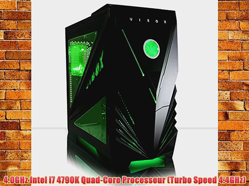 VIBOX Fortis 1 - Bureau Famille Gamer Gaming PC Multim?dia Desktop PC USB3.0 Ordinateur de