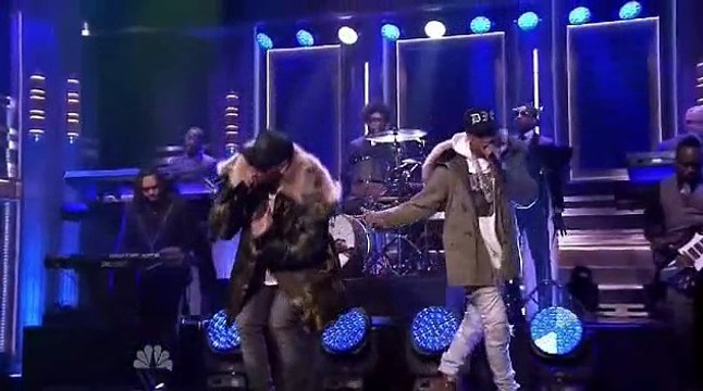 Chris Brown & Tyga - Ayo LIVE on Tonight Show