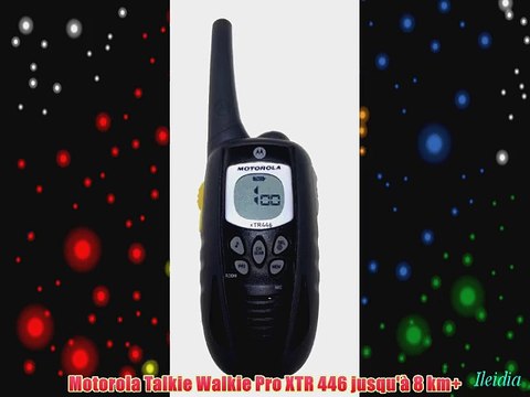 Motorola Talkie Walkie Pro XTR 446 jusqu'? 8 km