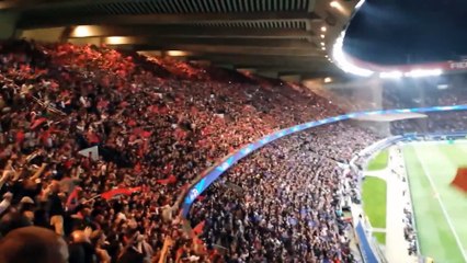 Explosion de joie du Parc des Princes après le but de Pastore (PSG vs. Chelsea)
