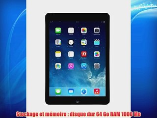 Apple Ipad Air 5?me g?n?ration - Tablette tactile Retina 97 pouces (246 cm) - Wifi - 64 Go