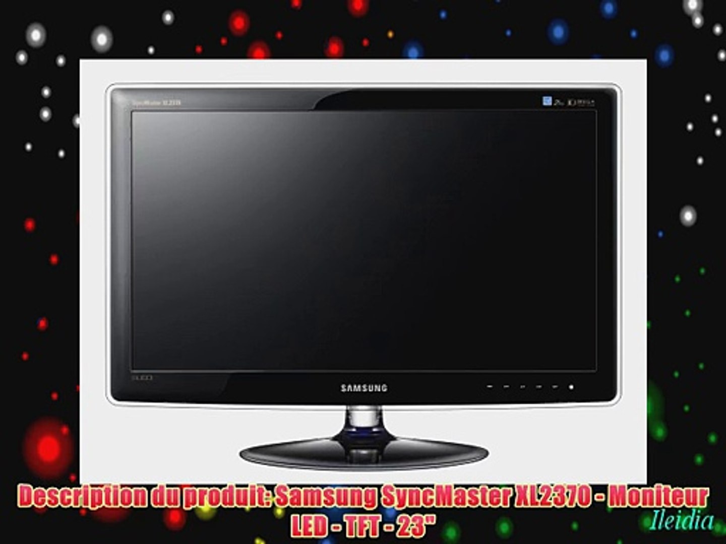 Samsung Syncmaster Xl2370 Ecran Pc Led 23 Format 16 9 Led Vga 19 X 1080 Hdmi Video Dailymotion