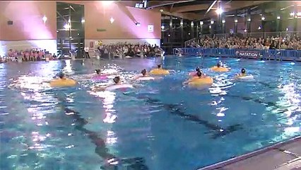 Natation synchronisée : démonstration de l'équipe de France