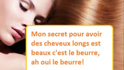 avoir des cheveux longs et doux